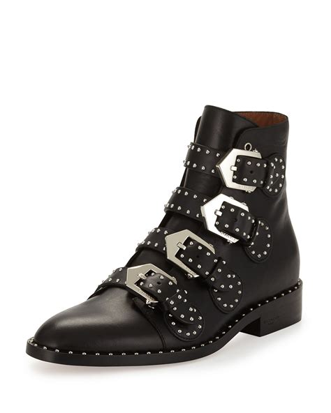 givenchy men's leather boot lace up back|givenchy ankle boots.